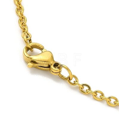304 Stainless Steel Pendant Necklaces for Women Men NJEW-G123-04G-1