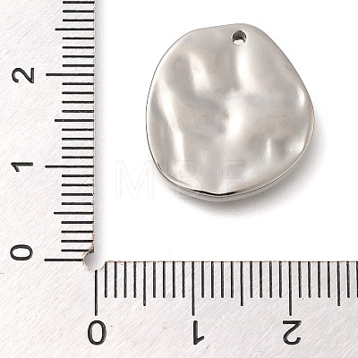 Anti-Tarnish 304 Stainless Steel Pendants STAS-P369-07P-1