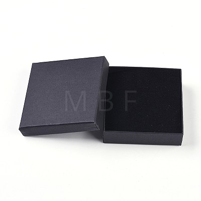 Kraft Cotton Filled Cardboard Paper Jewelry Set Boxes X1-CBOX-G015-05-1
