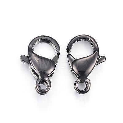 304 Stainless Steel Lobster Claw Clasps STAS-H353-G-02B-1