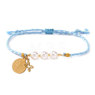 304 Stainless Steel Charm Bracelets CV1469-5-1