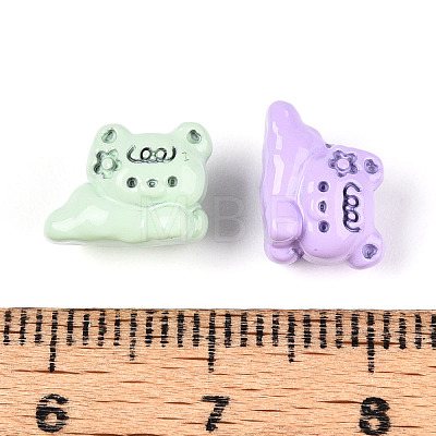 Baking Paint Alloy Beads X-PALLOY-T090-71-1