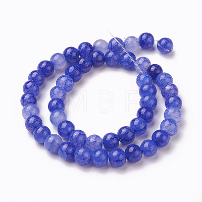 Crackle Glass Beads Strands GLAA-F098-05C-11-1