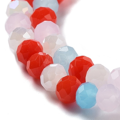 Glass Beads Strands EGLA-A034-M6mm-41-1