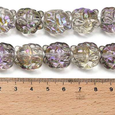 Electroplate Glass Bead Strands EGLA-H110-01HR-04-1
