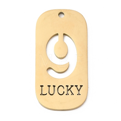 304 Stainless Steel Pendants STAS-D200-02J-G-1