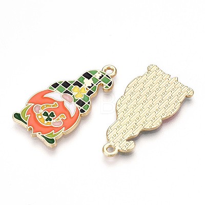 Alloy Enamel Pendants ENAM-T022-01B-1