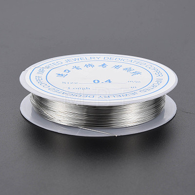 Round Copper Jewelry Wire X-CWIR-S002-0.4mm-01-1