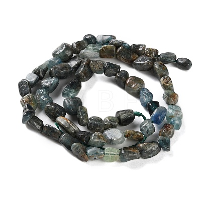 Natural Green Kyanite Beads Strands G-P497-01C-56-1