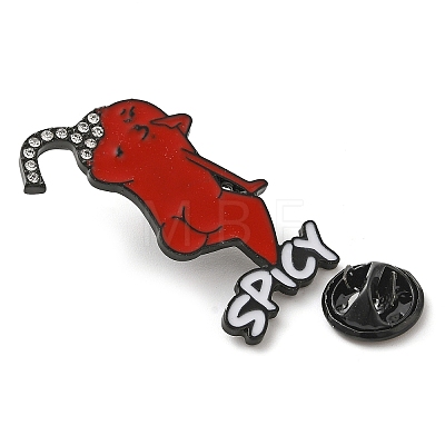 Spicy Hot Chili Pepper Alloy Enamel Pins JEWB-U009-09B-1