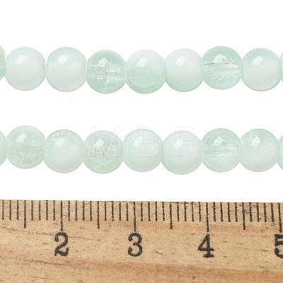 Crackle Glass Beads Strands GLAA-U001-6mm-01-1