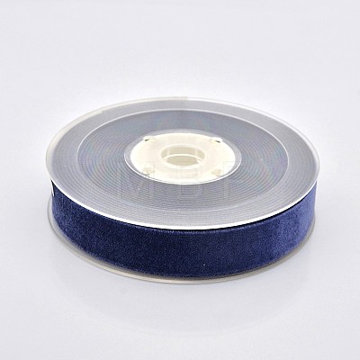 Polyester Velvet Ribbon for Gift Packing and Festival Decoration SRIB-M001-19mm-370-1
