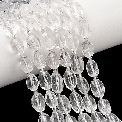 Natural Quartz Crystal Beads Strands G-L642-K01-01-1