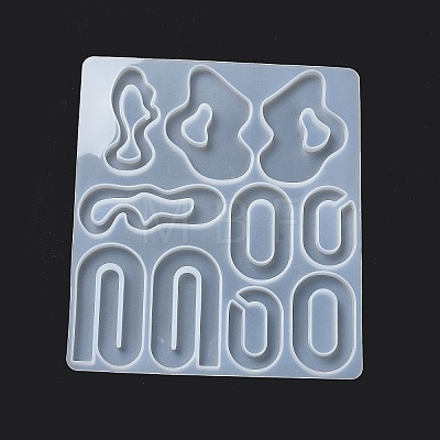 DIY Bohemian Style Irregualr Pendants Silicone Molds DIY-A039-03-1