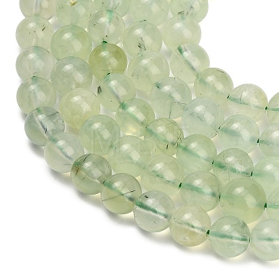 Natural Prehnite Beads Strands GG-CBA6F9F-8mm-1
