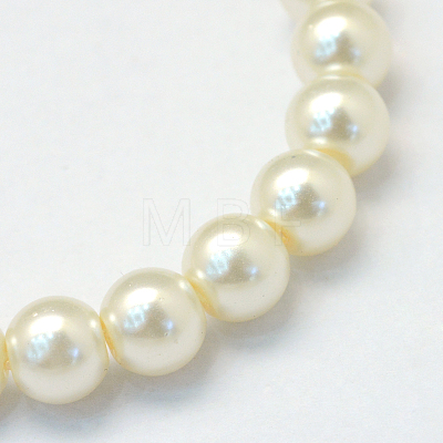 Baking Painted Glass Pearl Bead Strands X-HY-Q003-5mm-02-1