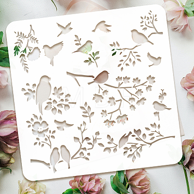 PET Hollow Out Drawing Painting Stencils DIY-WH0391-0649-1