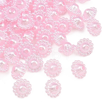 Imitation Pearl Acrylic Beads AC-CBAAA05-10A-1