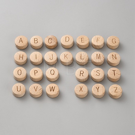 Wood Beads WOOD-WH0062-17-1