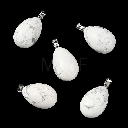 Natural Howlite Pendants GG-K002-08A-28-1
