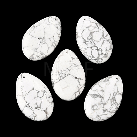 Natural Howlite Big Pendants G-F820-05A-12-1