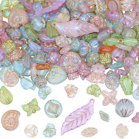 120g Transparent Acrylic Beads MACR-PA0001-72A-1