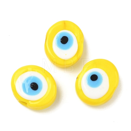 Handmade Evil Eye Lampwork Beads LAMP-G168-02E-1