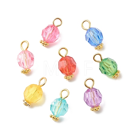 Transparent Acrylic Pendants PALLOY-JF01834-09-1