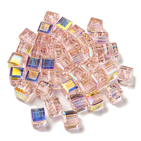 Electroplate Glass Beads EGLA-Z004-04B-03-1