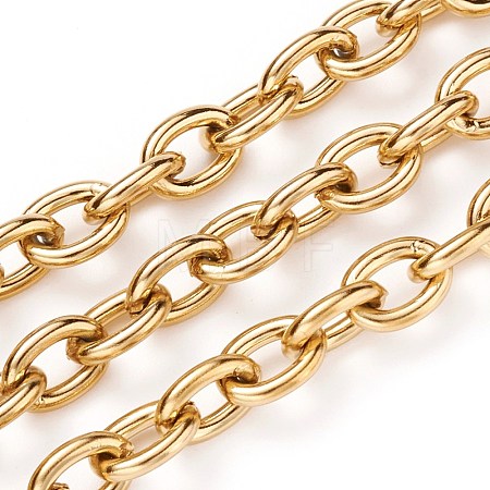 Ion Plating(IP) 304 Stainless Steel Cable Chains CHS-O008-03G-1