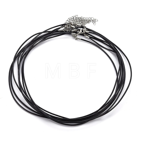 Round Leather Cord Necklaces Making MAK-I005-1.5mm-1