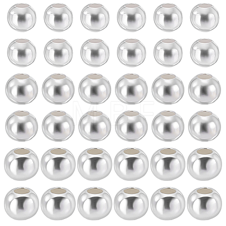 90Pcs 3 Styles 925 Sterling Silver Beads STER-PH0005-17-1
