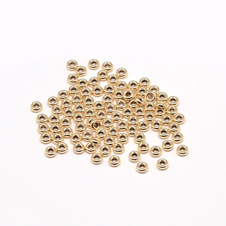 Yellow Gold Filled Spacer Beads X-KK-A130-08-1