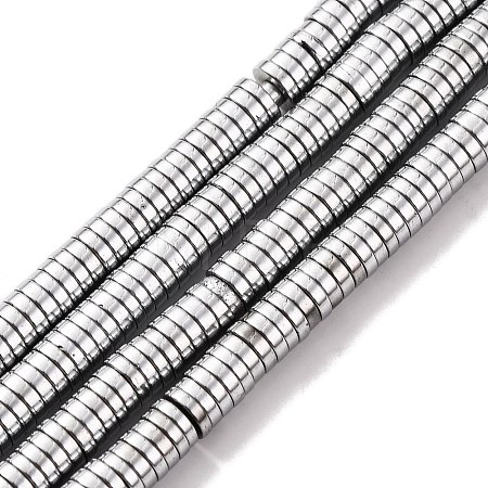 Non-magnetic Synthetic Hematite Beads Strands X-G-K011-4x1mm-02-1
