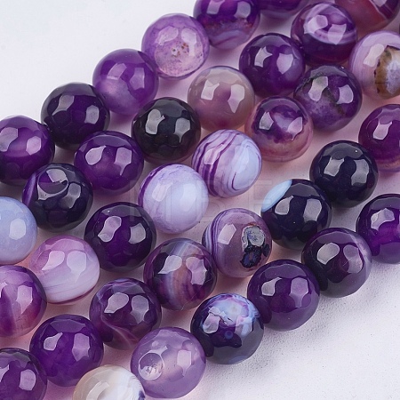 Natural Madagascar Agate Beads Strands G-N213B-61-1