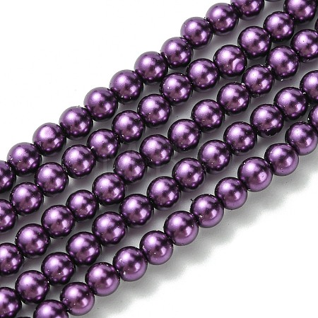 Grade A Glass Pearl Beads HY-J001-4mm-HX031-1