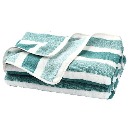 Polyester Stripe Towel AJEW-FZC0001-007B-1