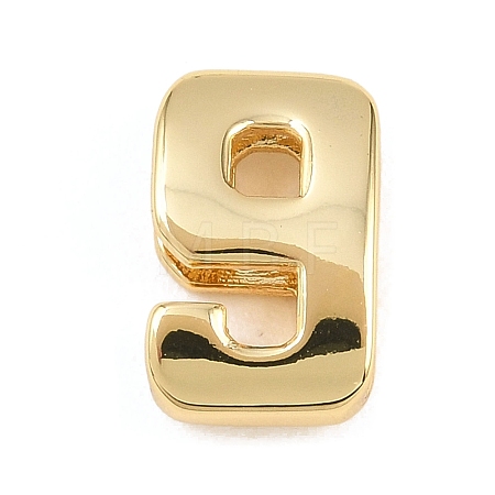 Number 9 Brass Beads KK-B167-B167-26G-09-1