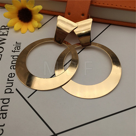 Iron Stud Dangle Earrings WGD53DC-01-1