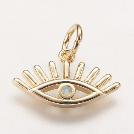 Brass Pendants KK-I613-26G-03-1