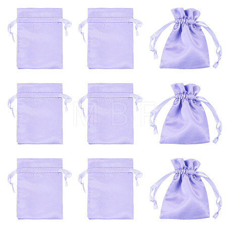 10Pcs Brocade Good Luck Fortune Drawstring Gift Blessing Bags PAAG-TADJ0001-01H-1