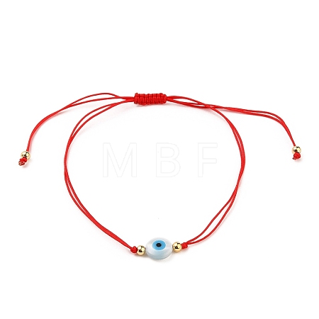 Adjustable Nylon Cord Braided Bead Bracelets X-BJEW-JB05543-02-1