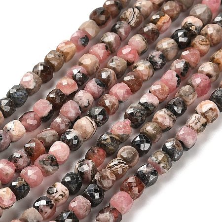 Natural Argentina Rhodonite Beads Strands LS-G-B107-B01-01-1