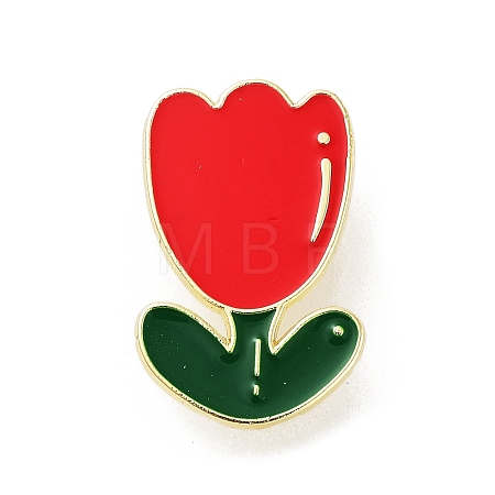 Golden Alloy Brooches JEWB-C032-03C-G-1
