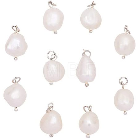 Natural Cultured Freshwater Pearl Pendants PEAR-PH0001-01-1