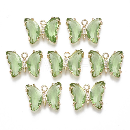 Glass Pendants X-GLAA-T021-24C-1