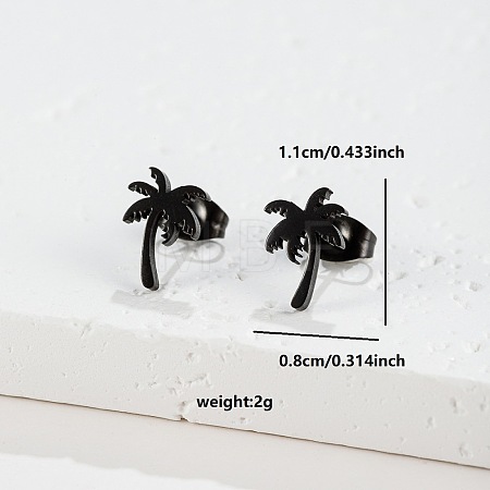201 Stainless Steel Stud Earrings FS-WGB18B1-32-1