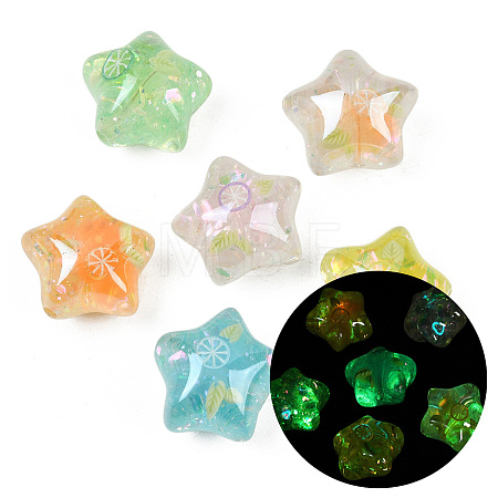 Luminous Transparent Resin Beads RESI-C070-08-1