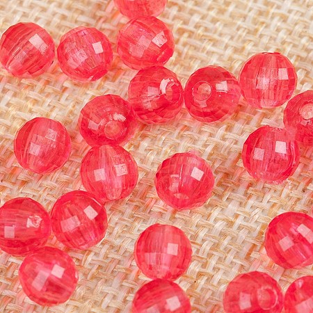 Transparent Acrylic Beads TACR-NH0001-F-18-1