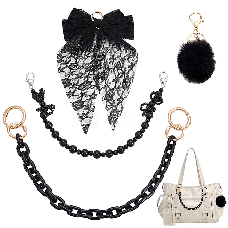 Silk Ribbon Bowknot Tote Bag Embellishments FIND-UN0010-56A-1
